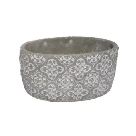 Beton kaspó mintás - 21,5 cm, 26 cm    