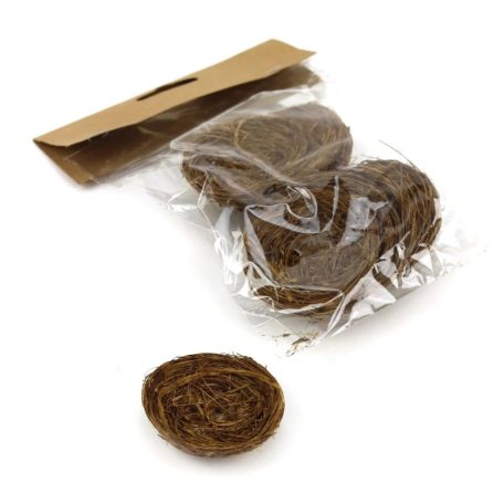 Dekor fészek - 5 cm - 12 db/csomag