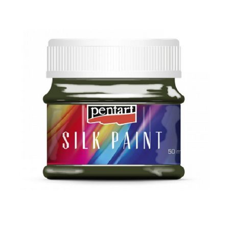 Pentart selyemfesték - Olajzöld - 50 ml