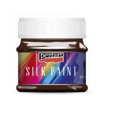 Pentart selyemfesték sötétbarna  - 50 ml 