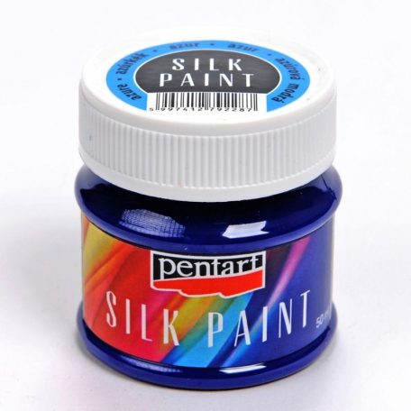Pentart selyemfesték - Azúrkék - 50 ml