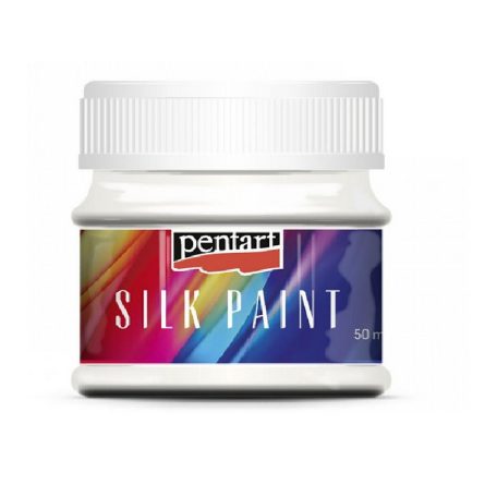 Pentart selyemfesték fehér - 50 ml 