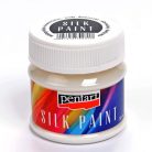 Pentart selyemfesték - Fehér - 50 ml 