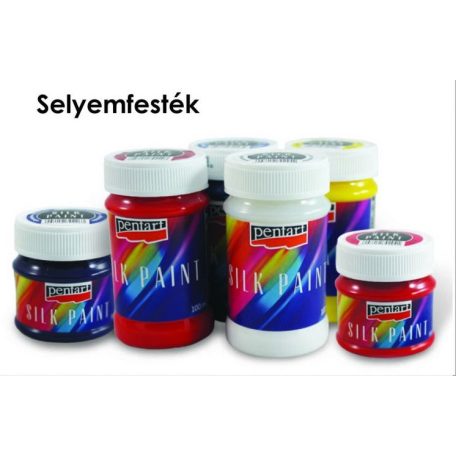 Pentart selyemfesték - Fehér - 50 ml 
