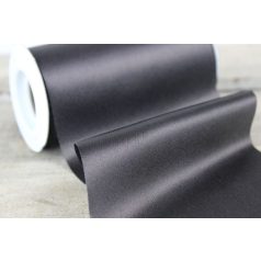 Szatén szalag - Fekete  - 12 cm - 10 méter hosszú
