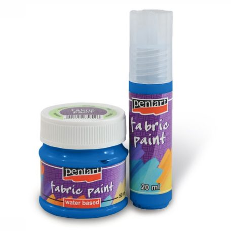 Pentart, textilfesték, kék - 20 ml, 50 ml