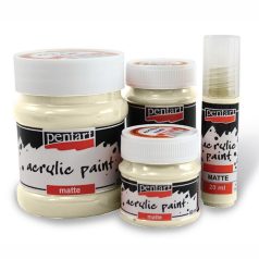   Pentart, matt akrilfesték, elefántcsont - 20 ml, 50 ml, 100 ml, 230 ml