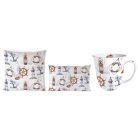 Ambiente Welcome Aboard átvilágítós gyertya - 8x7,5 cm, 12x10 cm 