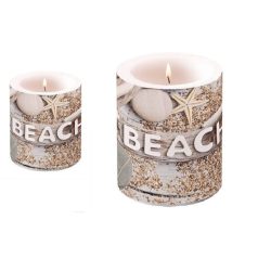   Ambiente - Beach Wood átvilágítós gyertya - 8x7,5 cm, 12x10 cm