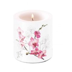   Ambiente átvilágítós gyertya - Orchid  - 8x7,5 cm, 10x10 cm