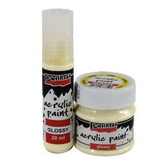   Pentart, fényes akrilfesték - Elefántcsont - 20 ml, 50 ml 