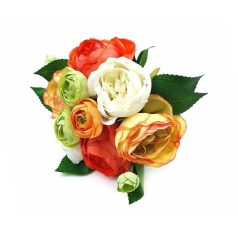  Vegyes színű ranunculus csokor - 04 - 25 cm