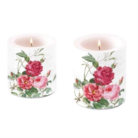 Ambiente átvilágítós gyertya - Amber - 8x7,5 cm, 10x10 cm