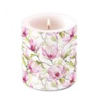 Ambiente átvilágítós gyertya - Blooming magnolia - 8x7,5 cm, 10x10 cm
