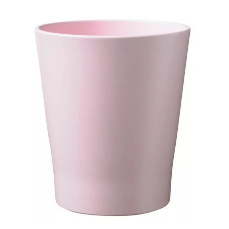 Orchidea kerámia kaspó - Rózsaszin - 14x15 cm 