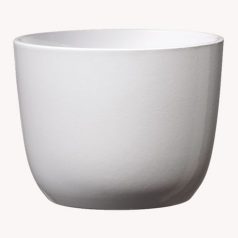   Kerámia kaspó fényes - Sevilla - Fehér - 11x9 cm, 12x10 cm 