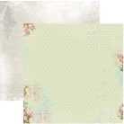 Bo Bunny scrapbook papír - Soiree tranquil  - 2 oldalas - 30,5 x 30,5 cm