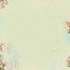 Bo Bunny scrapbook papír - Soiree tranquil  - 2 oldalas - 30,5 x 30,5 cm