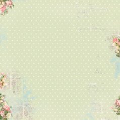   Bo Bunny scrapbook papír - Soiree tranquil  - 2 oldalas - 30,5 x 30,5 cm