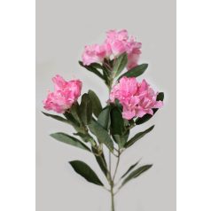 Rózsaszín mű havasszépe szárral, levelekkel - 79 cm