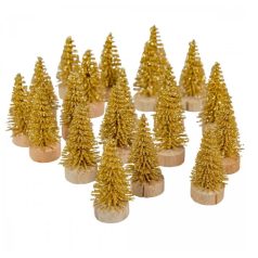 Fenyőfa dekor - Arany - 3,5 cm  