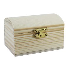 Íves tetejű kincsesláda - 9x6x5 cm 