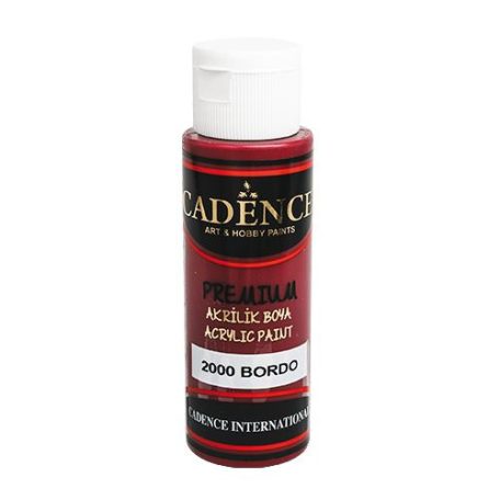 Cadence Premium festék - 70 ml - Bordó - 2000