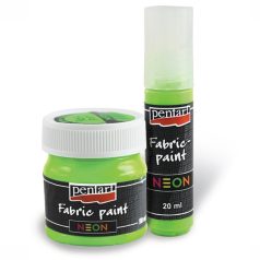 Pentart, textilfesték, neonzöld - 20 ml, 50 ml