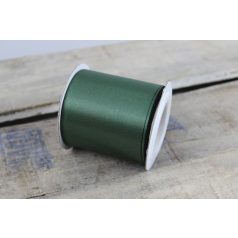 Szatén szalag -Zöld - 6 cm széles -10 méter hosszú 