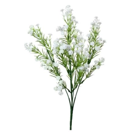Selyemvirág fátyolvirág csokor - 32 cm