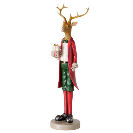 Karácsonyi rénszarvas figura – 2 féle - 43,5 cm