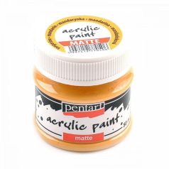 Pentart, matt akrilfesték, mandarin - 20 ml, 50 ml