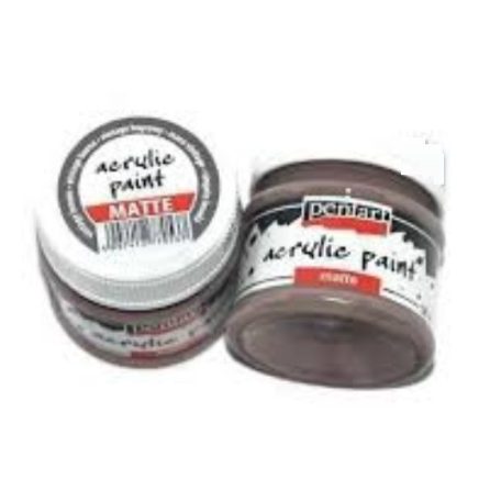 Pentart, matt akrilfesték, vintage barna - 20 ml, 50 ml