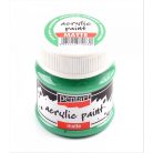 Pentart, matt akrilfesték, papagájzöld - 20 ml, 50 ml