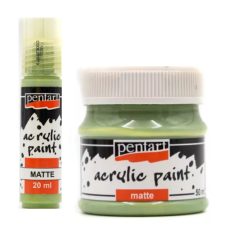 Pentart, matt akrilfesték - Vntage zöld - 50 ml
