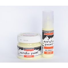 Pentart, fényes akrilfesték - Vajszín - 20 ml, 50 ml