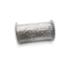 Bársonyszalag - Ezüst gyűrt - 12 cm - 2 méter  