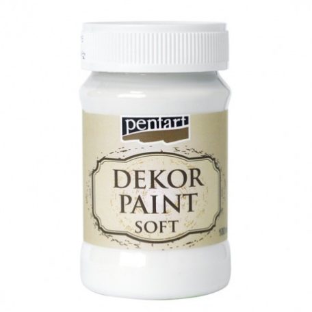 Pentart dekorfesték, lágy, fehér - 100 ml, 230 ml, 500 ml, 1000 ml