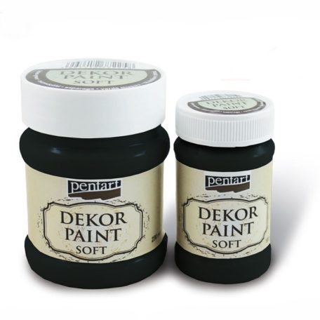 Pentart dekorfesték, lágy, fekete - 100 ml, 230 ml, 500 ml, 1000 ml