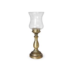 Antik arany kerek gyertyatartó - 43 cm