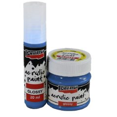 Pentart, fényes akrilfesték - Sötétkék - 20 ml, 50 ml 