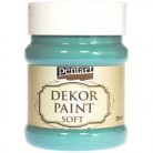 Pentart dekorfesték, lágy, türkizkék - 100 ml, 230 ml