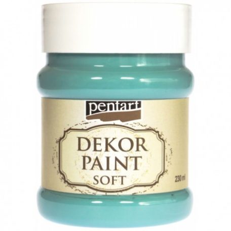 Pentart dekorfesték, lágy, türkizkék - 100 ml, 230 ml