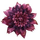 Lila dália művirág - 24 cm    