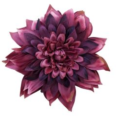 Lila dália művirág - 24 cm    