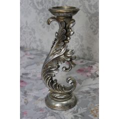 Antik ezüst barokk gyertyatartó - 36 cm