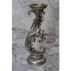 Antik ezüst barokk gyertyatartó - 36 cm