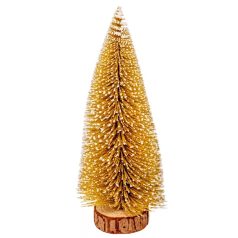 Fenyőfa dekor - Arany - 20 cm