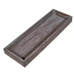 Fa tálca - Szürke - 30x10x3 cm