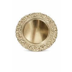 Karácsonyi tálca - arany ornament  mintával - 36 cm